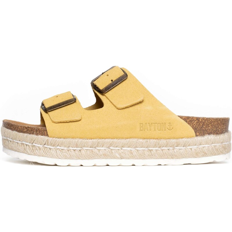 Bayton Šľapky Alcee krémová / hnedá / žltá / biela 54233728