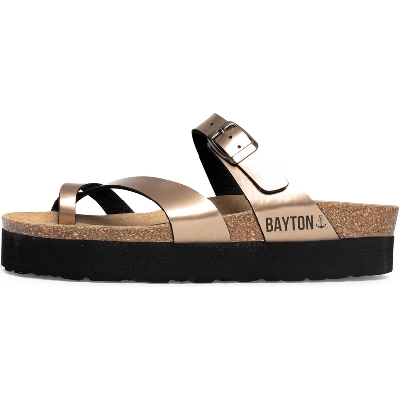 Bayton Šľapky Andromac zlatá / čierna 54233788