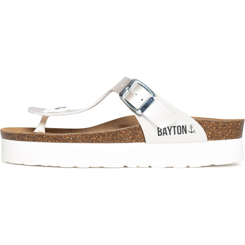 Bayton Šľapky Asturias šedobiela 54233908