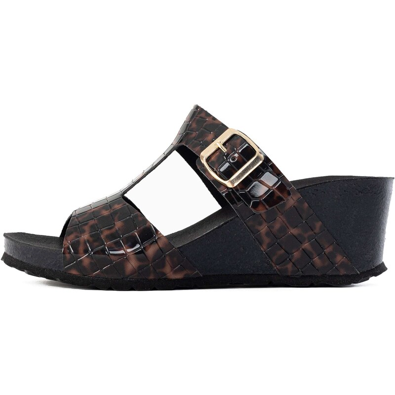 Bayton Šľapky Lilas svetlomodrá / hnedá 54244301