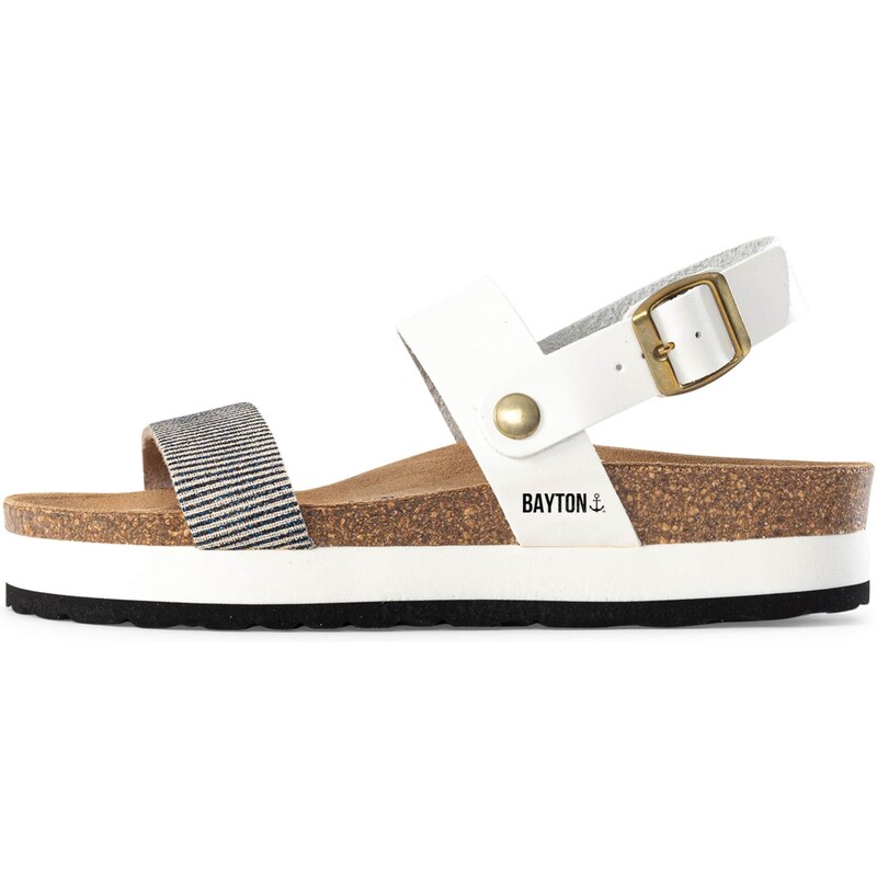 Bayton Remienkové sandále Almeria béžová / modrá / biela 54245510