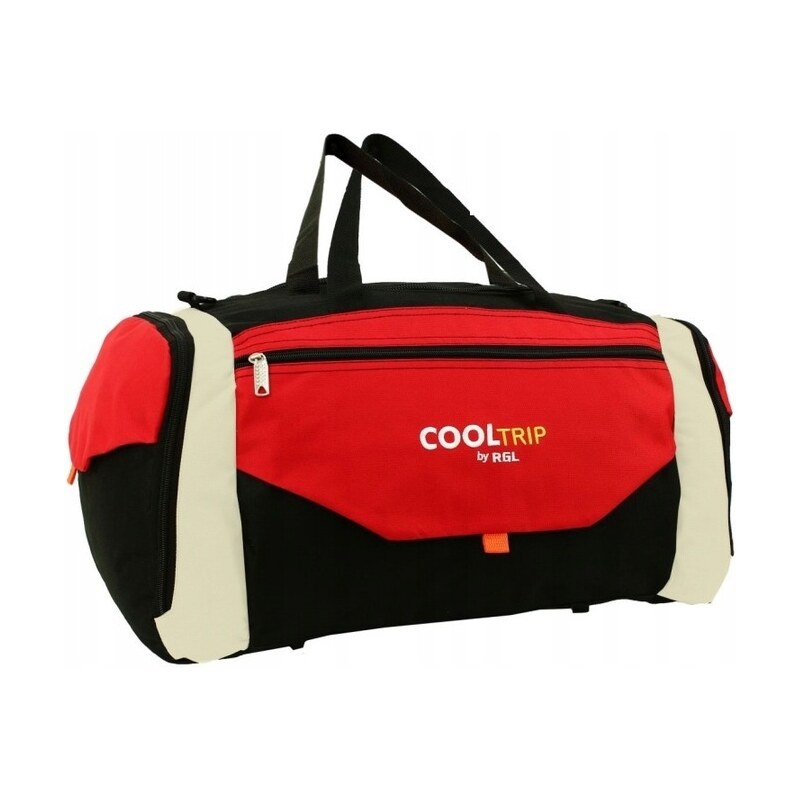 Rogal Červeno-čierna cestovná taška na rameno "Packer" - veľ. M, L, XL