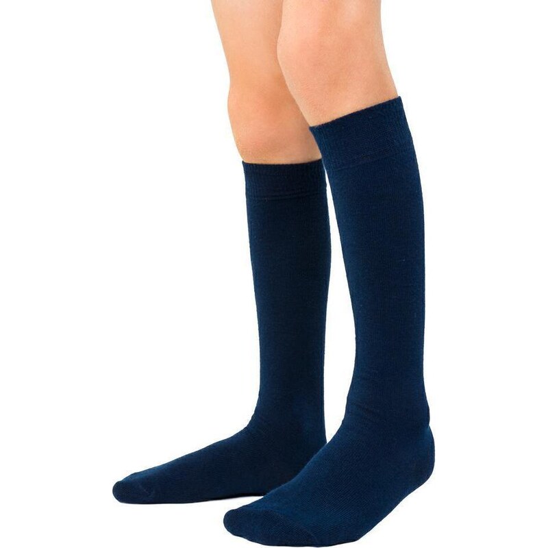 STEVEN Tmavomodré podkolienky pre deti Art. 072 YJ004, NAVY BLUE 42822761