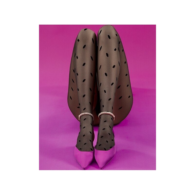 Vzorované silonky Fiore G 6078 Sandy 15 den 42822856