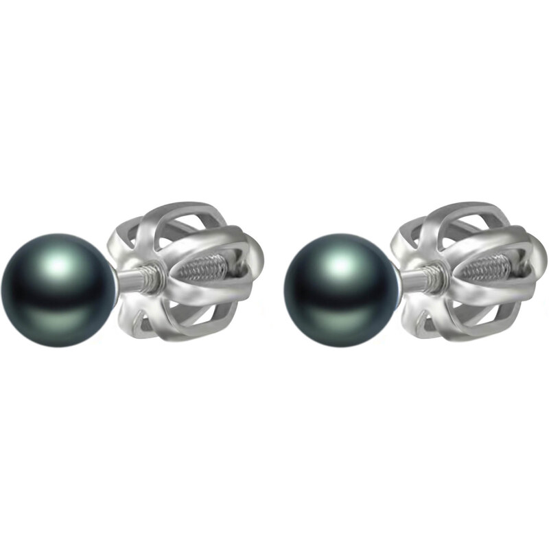 Olivie Strieborné 5mm náušnice TAHITI 7296 43860280