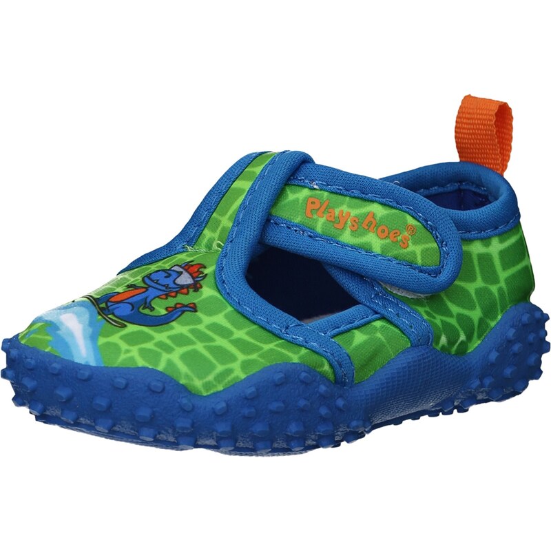 PLAYSHOES Otvorená obuv Dino modrá / zelená / mätová / oranžová 62729590