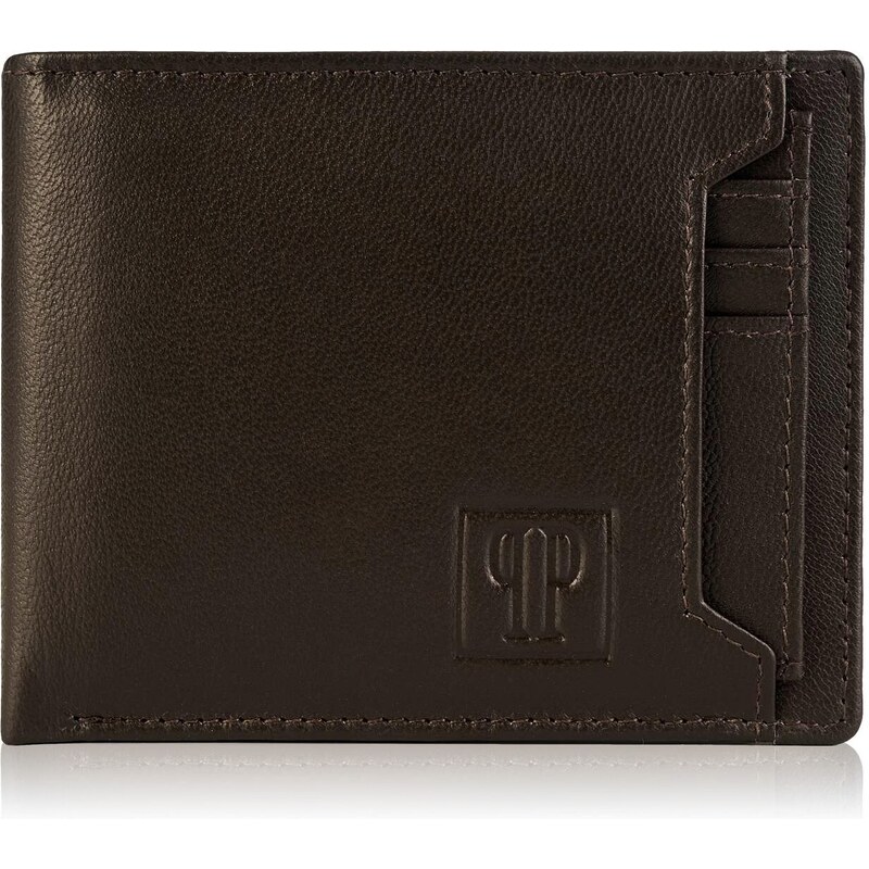 PAOLO PERUZZI Pánska kožená peňaženka T-78-BR | hnedá T-78-BR 42841119
