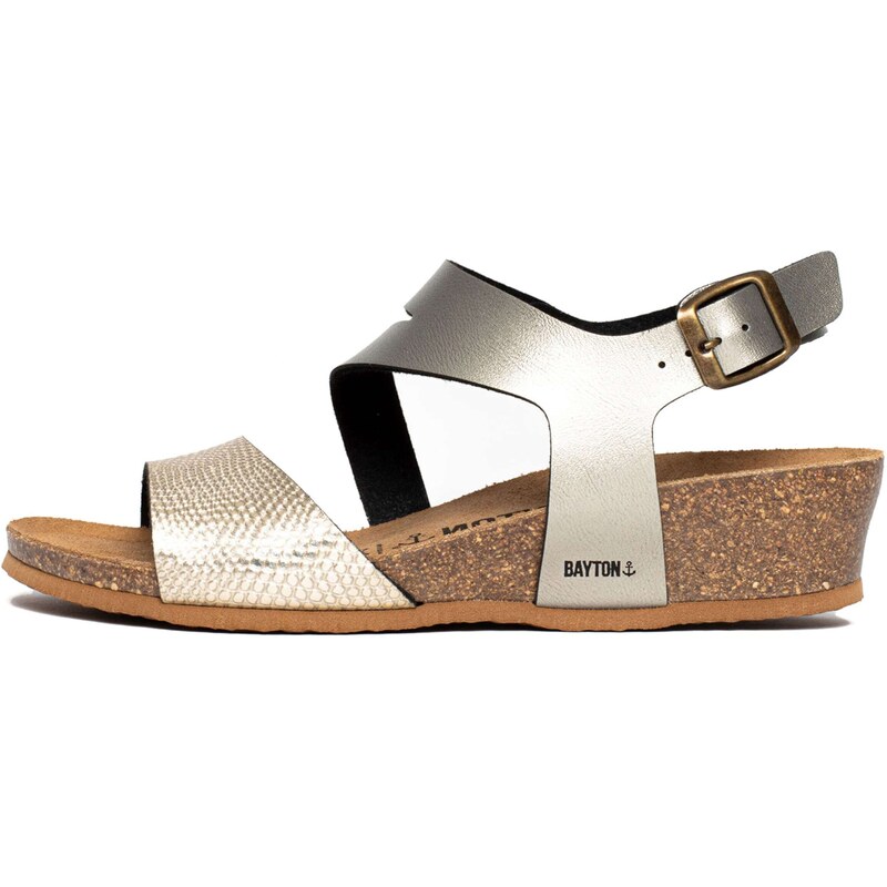 Bayton Remienkové sandále Reus zlatá 54233689