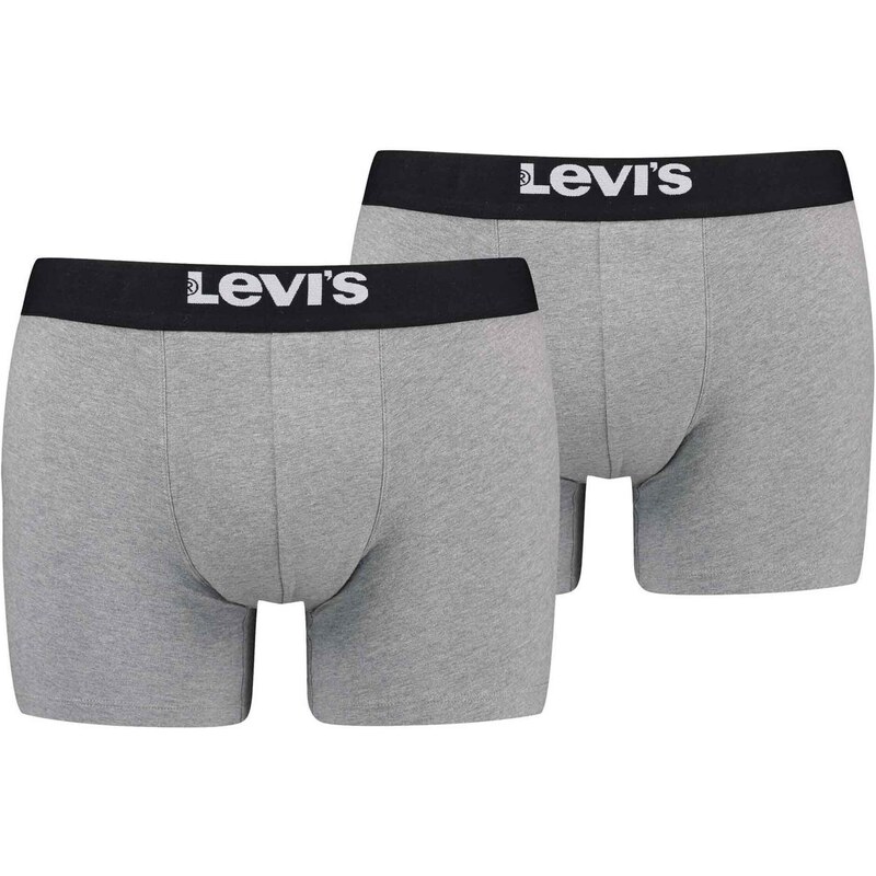 LEVIS Boxerky sivá / čierna / biela 43787556