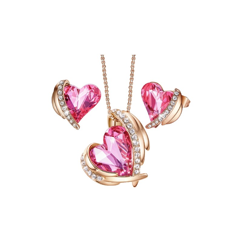 Glory Krištáľový set Pink angel ružovozlatý 200 42870258