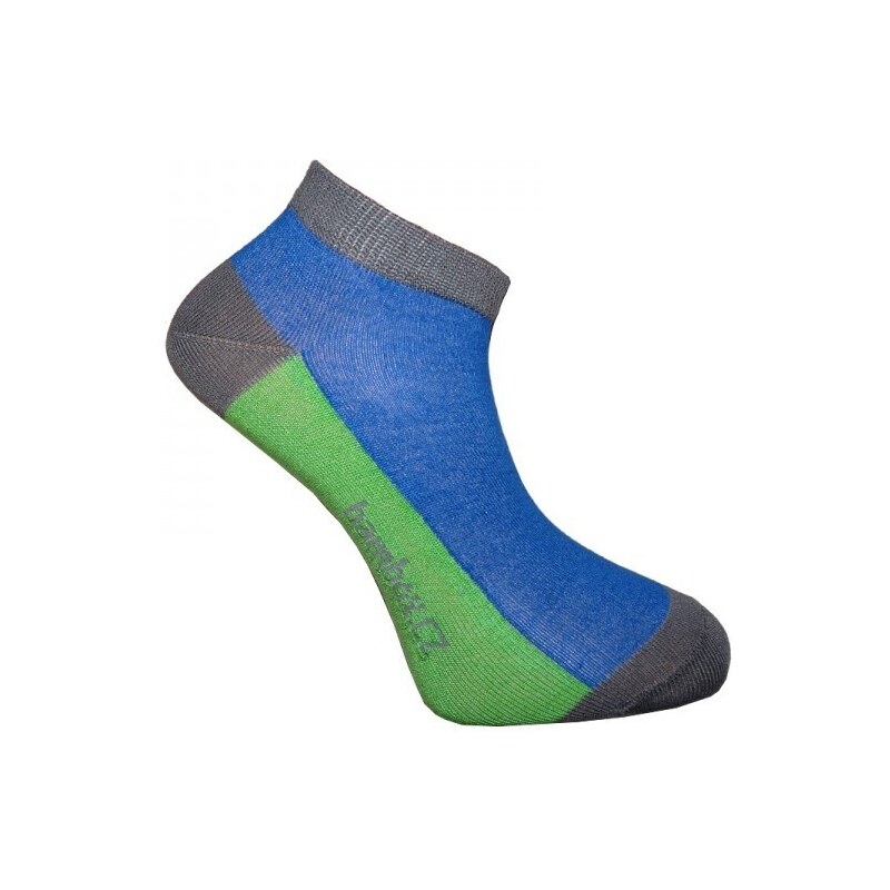 BX-SNEAKER FUN nízké bambusové ponožky BAMBOX - 1 pár Modrá / Zelená 42875284