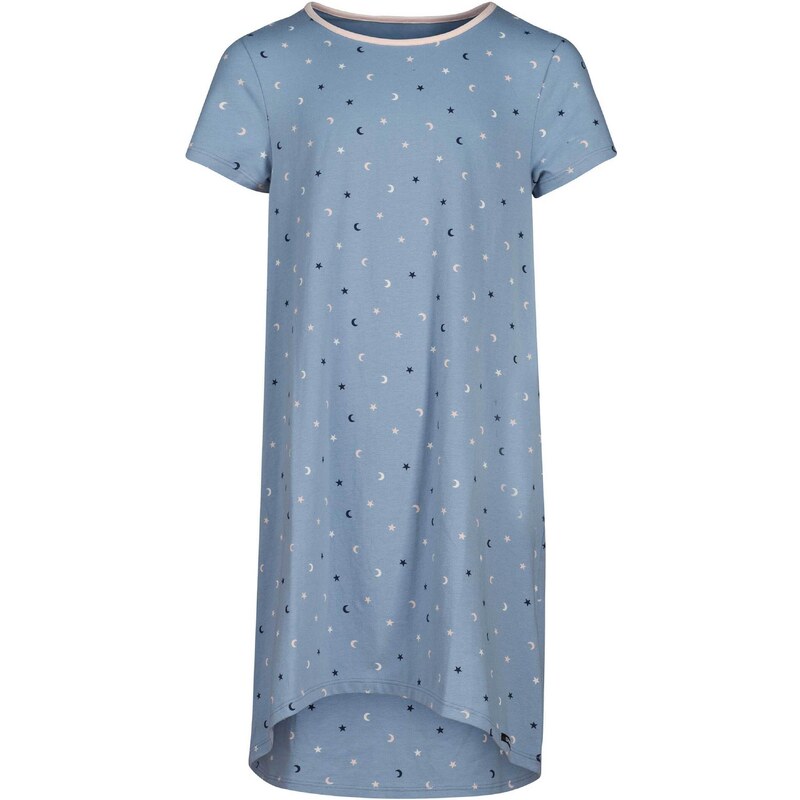 Skiny Nočná košieľka námornícka modrá / dymovo modrá / biela 41491425