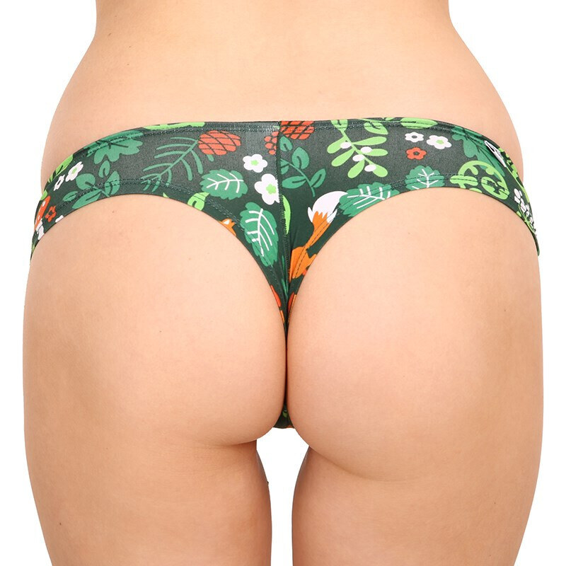 Dedoles Veselé dámske brazílske nohavičky Lesné zvieratká (D-W-UN-BL-C-C-1366)