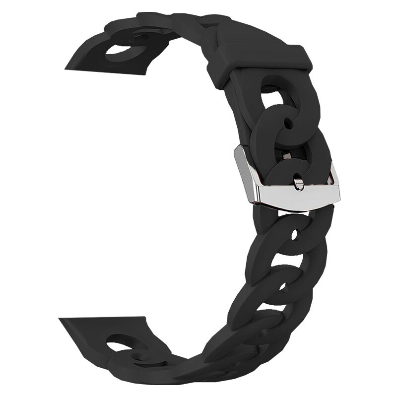 Madvell Silikónový remienok Bloom čierna orchidea 20mm 44954769