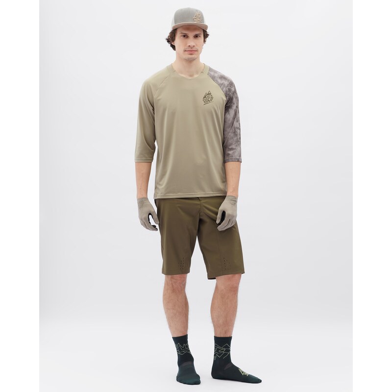 Pánsky enduro dres Silvini Brunello béžová/hnedá 42903126