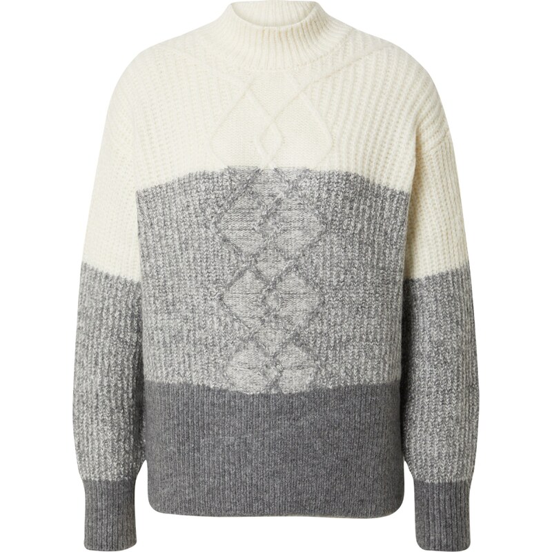Dorothy Perkins Sveter sivá / sivá melírovaná / biela 63209412