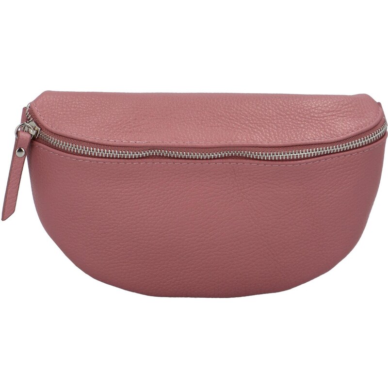 Dámska kožená ľadvinka tmavo ružová - ItalY Tasaia ružová 67354031