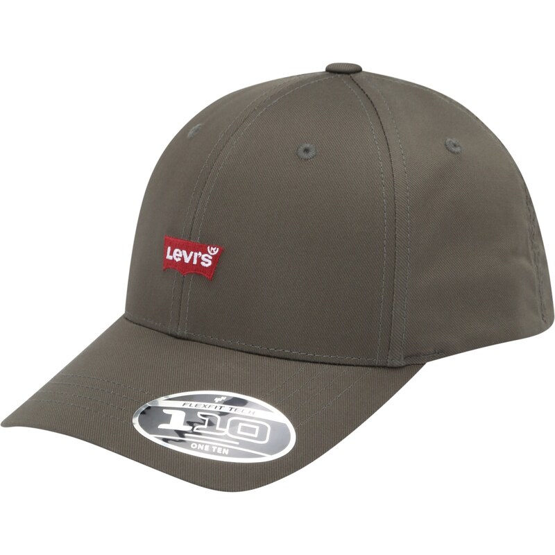 LEVIS Čiapka Housemark Flexfit Cap kaki / červená / biela 45695525