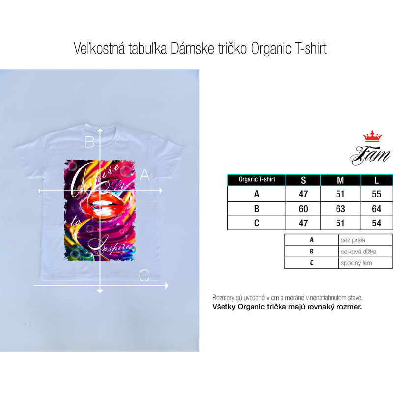 Fam Dámske tričko Organic - Surealizmus 2