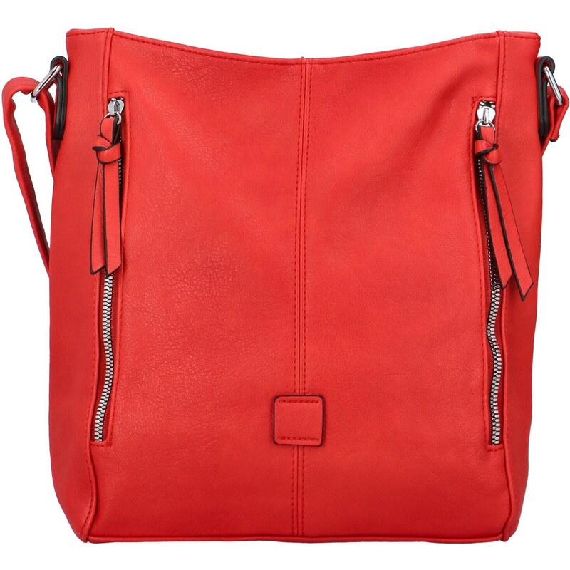 Dámska crossbody kabelka červená - Paolo Bags Adelaide červená 42929899