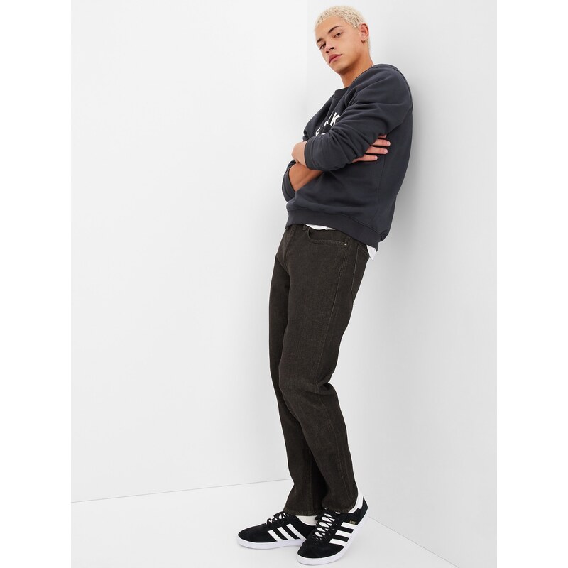 Čierne pánske slim fit rifle GAP 50516536