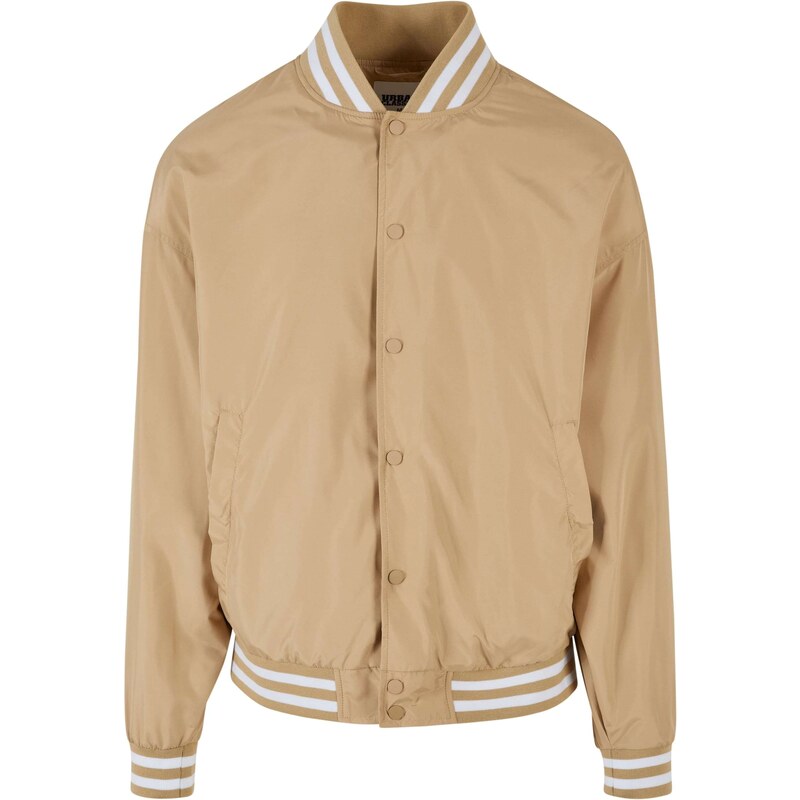 Urban Classics Prechodná bunda farba ťavej srsti / biela 63134326