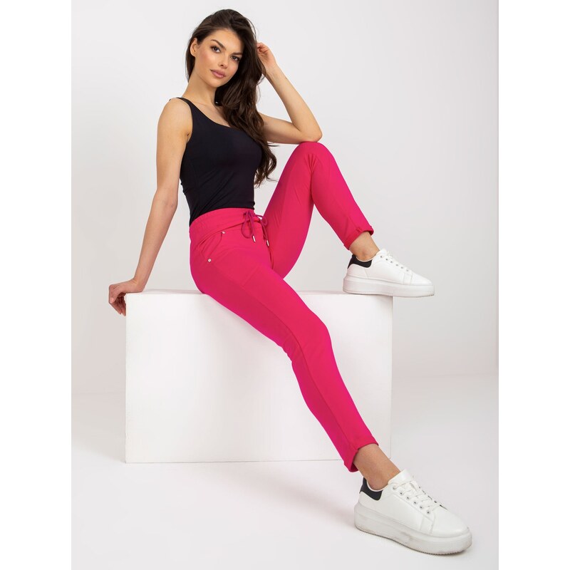 RELEVANCE Sweatpants-RV-DR-8696.20-fuchsia 64664165