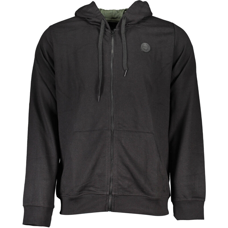 Športová Pánska Mikina so zipsom GIAN MARCO VENTURI Čierna 68242930