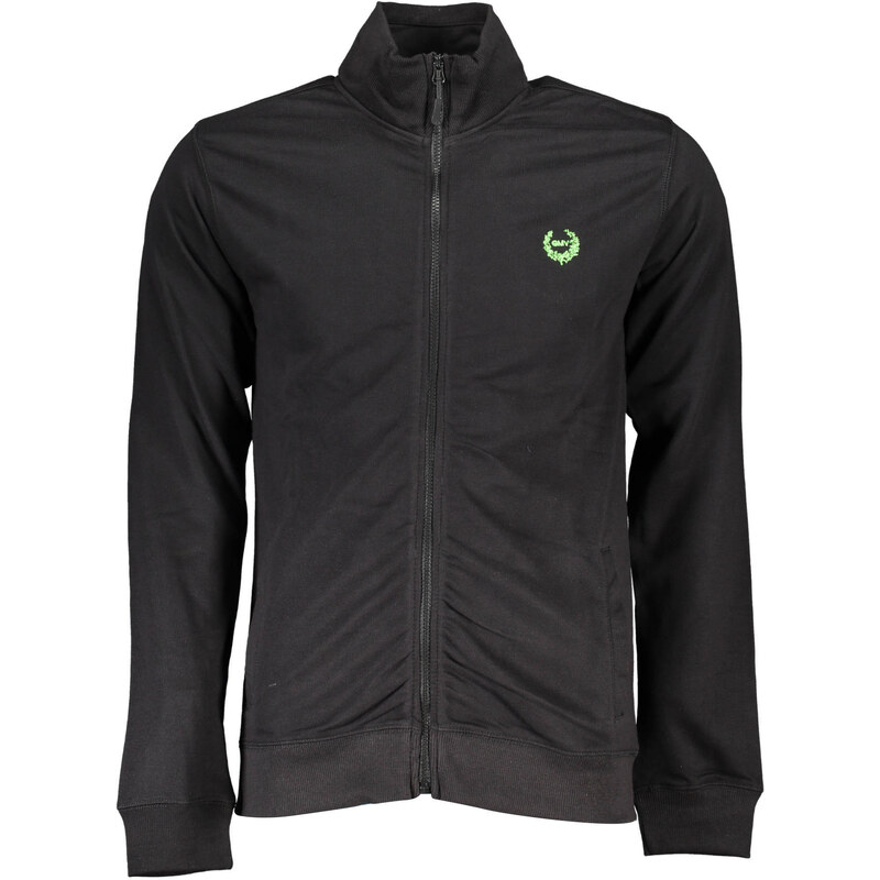 Športová Pánska Mikina so zipsom GIAN MARCO VENTURI Čierna 68244539