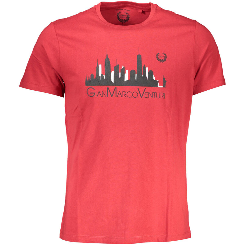 Červené pánske tričko Gian Marco Venturi 64705847