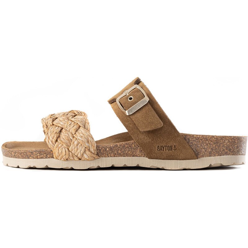 Bayton Šľapky Carina farba ťavej srsti / hnedá 54245276