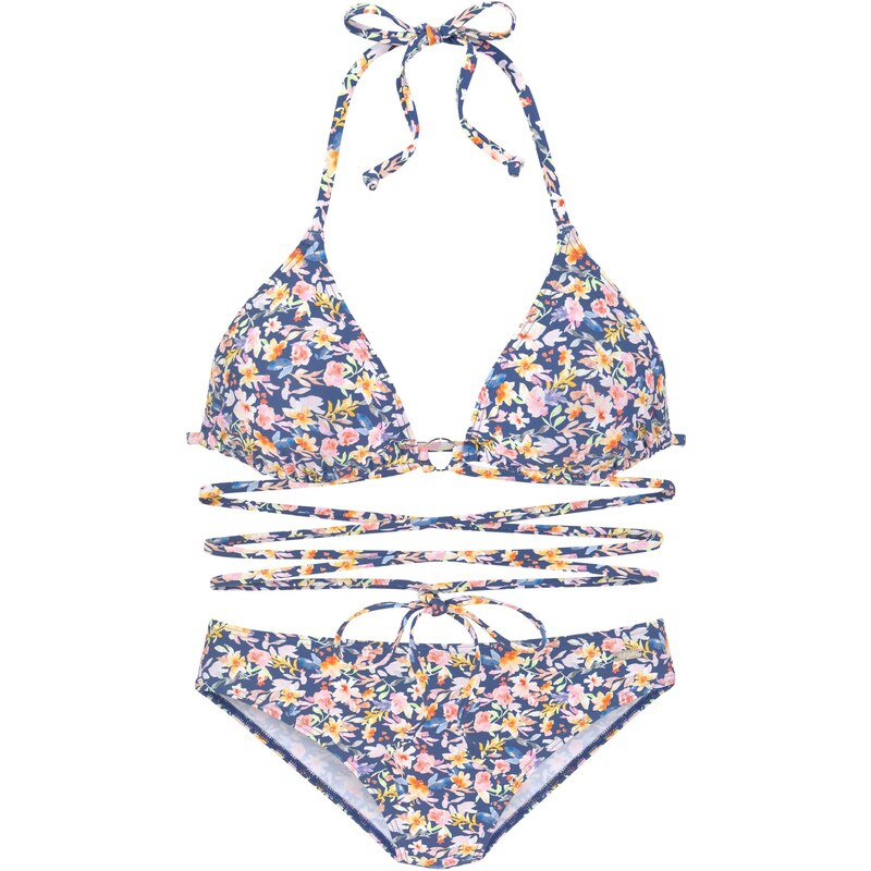 BUFFALO Bikiny modrá / svetložltá / oranžová / ružová 54249654