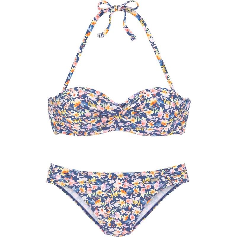 BUFFALO Bikiny námornícka modrá / kiwi / oranžová / ružová 54249659
