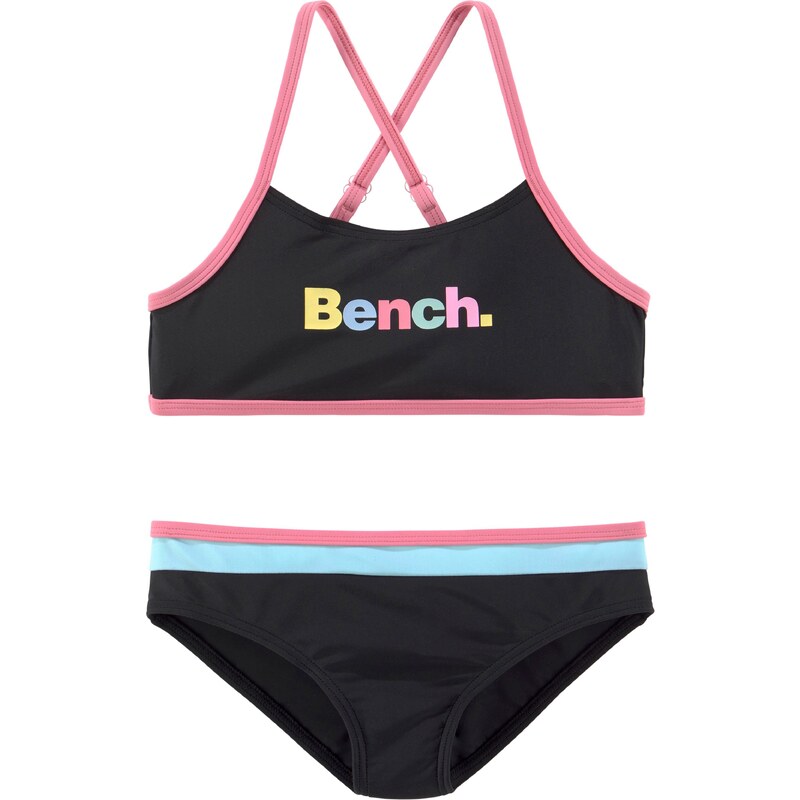 BENCH Bikiny svetlomodrá / žltá / svetloružová / čierna 54249706