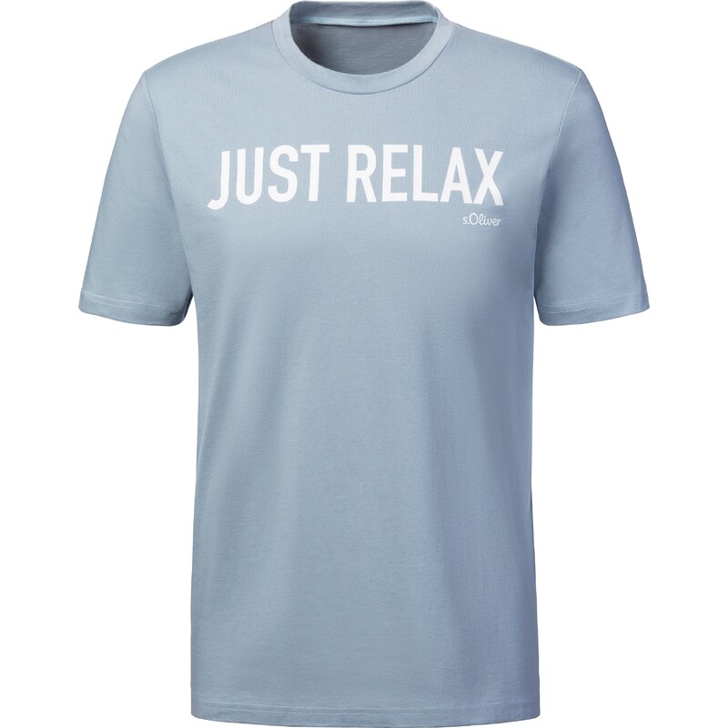 s.Oliver Tričko svetlomodrá / biela 54249725