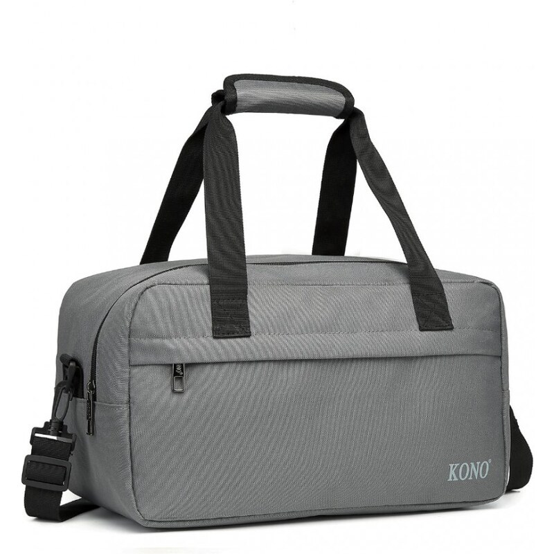 Cestovná taška KONO unisex malá šedá 46997647