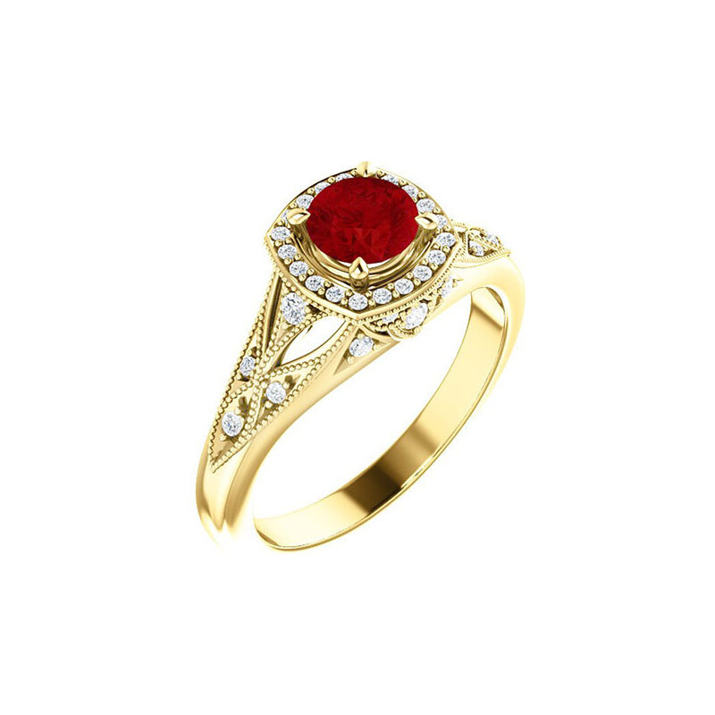 Prsteň zo žltého zlata 22154B/Z/C/X 11824481