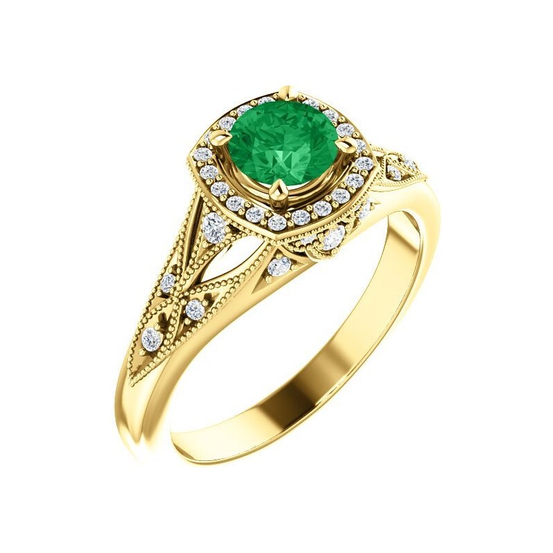 Prsteň zo žltého zlata 22154B/Z/Z/X 11824480