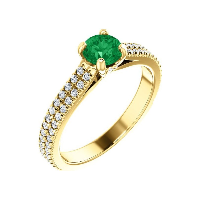 Briliantový prsteň, žlté zlato 22157B/Z/ZX 11757253