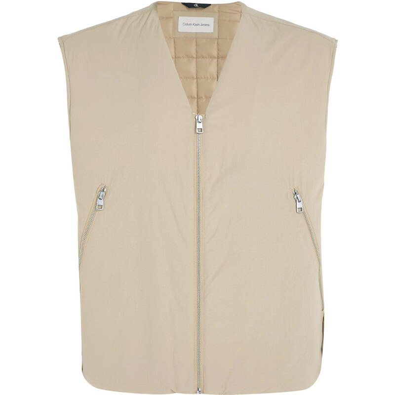 Calvin Klein Jeans Vesta tmavobéžová 43650049