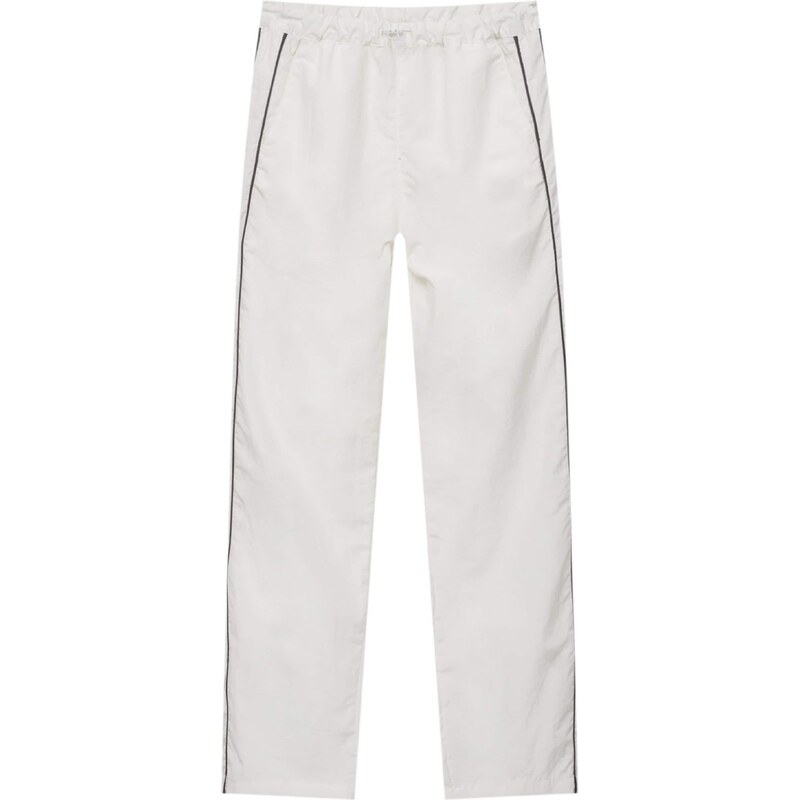 Pull&Bear Nohavice čierna / biela 42976131