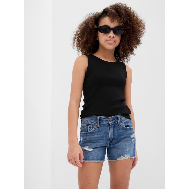 Čierne dievčenské tielko GAP 50582271