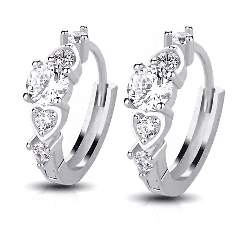 Dámske strieborné náušnice REYESA 43005711