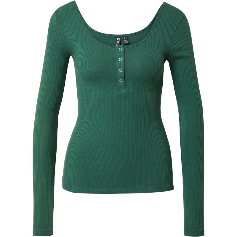 PIECES Tričko PCKITTE tmavozelená 43058482