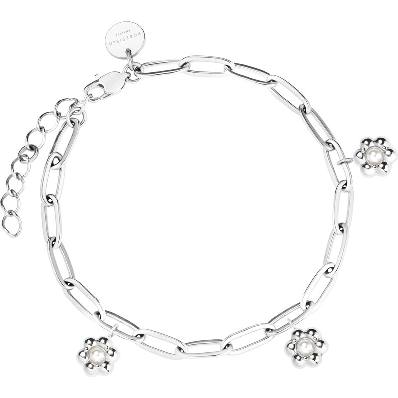 Rosefield náramok striebornej farby Daisy Flower JBDFS-J675 64843884