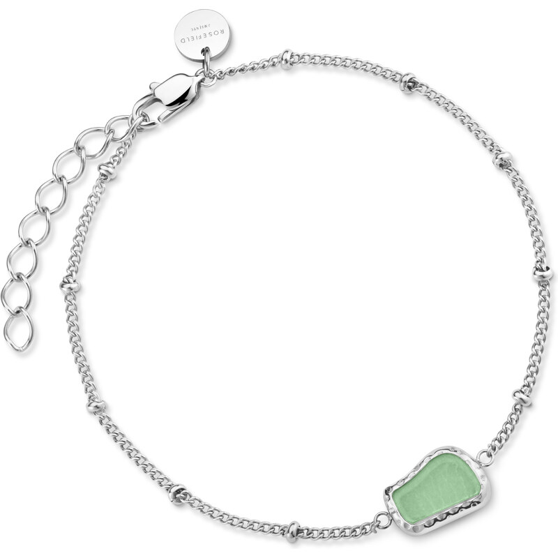 Rosefield náramok striebornej farby Organický drahokam JBOGS-J657 64843895