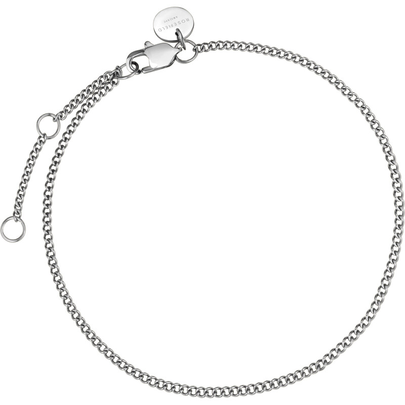 Rosefield náramok striebornej farby Plochý obrubník JBFCS-J598 64843889