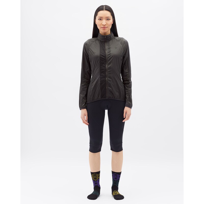 Dámska cyklo bunda Silvini Gela tmavo šedá 43034023