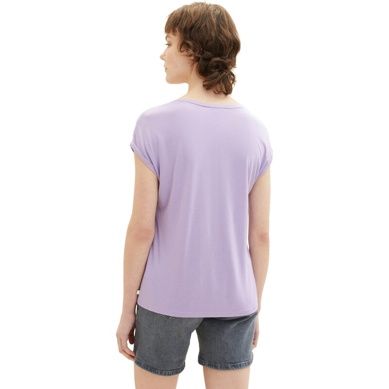 Dámske tričko - Tom Tailor - fialová - TOM TAILOR