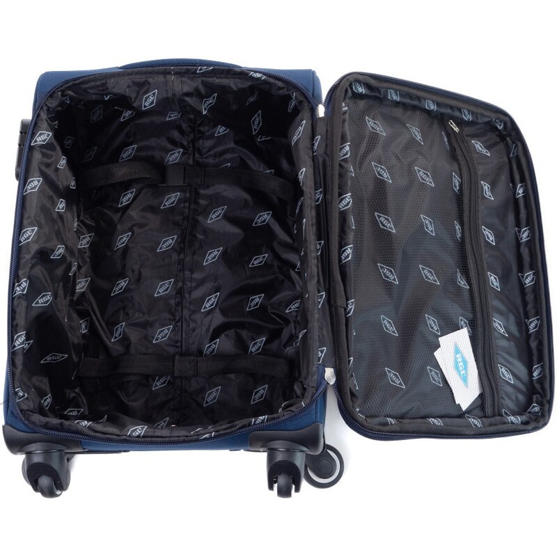 Rogal Čierny nepremokavý cestovný kufor "Practical" s expanderom - veľ. XL